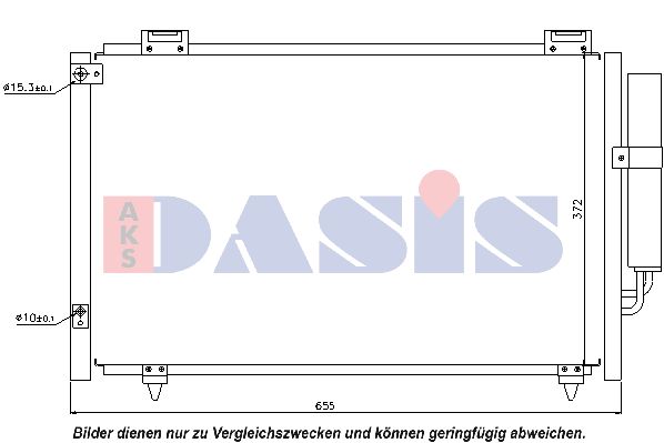 AKS DASIS Kondensators, Gaisa kond. sistēma 212038N